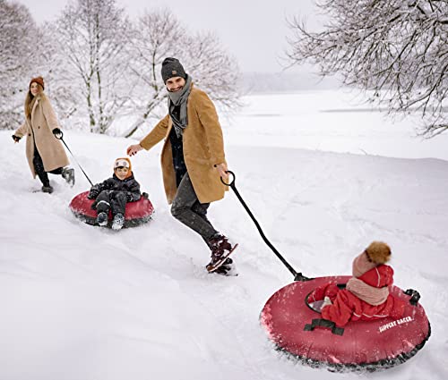 Slippery Racer Grande Xl Commercial Inflatable Snow Tube Sled - Red #TOP6