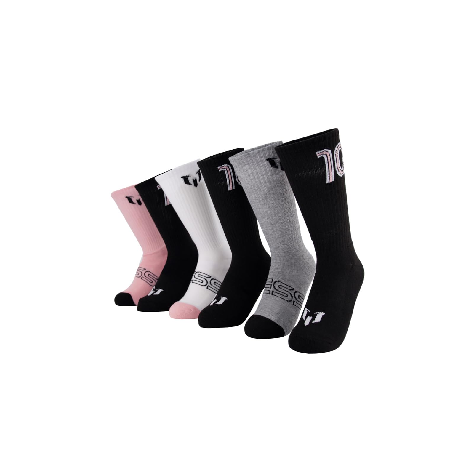 Men's Lifestyle Crew, 6-Pack Kids Socks, Soft & Stretchy, Comfortable-image-22