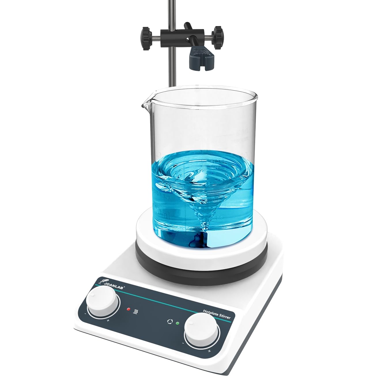 Laboratory Hot Plate Magnetic Stirrer with Heating Magnetic Stirrer Hotplate Mixer 200-1500rpm,3L