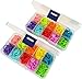 240 Pieces Knitting Crochet Locking Stitch Markers Stitch Needle Clip Counter 10 Colors (240 Pieces)