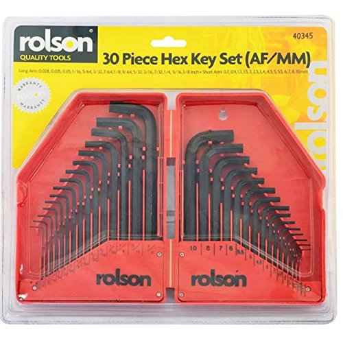Rolson 40345 - Llave Allen (pack de 30)