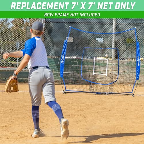 GoSports Team Tone Replacement 7x7 ft Baseball/Softball Net - Compatible with GoSports Brand - Royal by GoSports - Image 3
