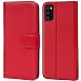 Produktbild Conie Handyhülle für Samsung Galaxy A41 Hülle, Premium PU Leder Flip Schutzhülle klappbar für Samsung Galaxy A41 Tasche, Rot