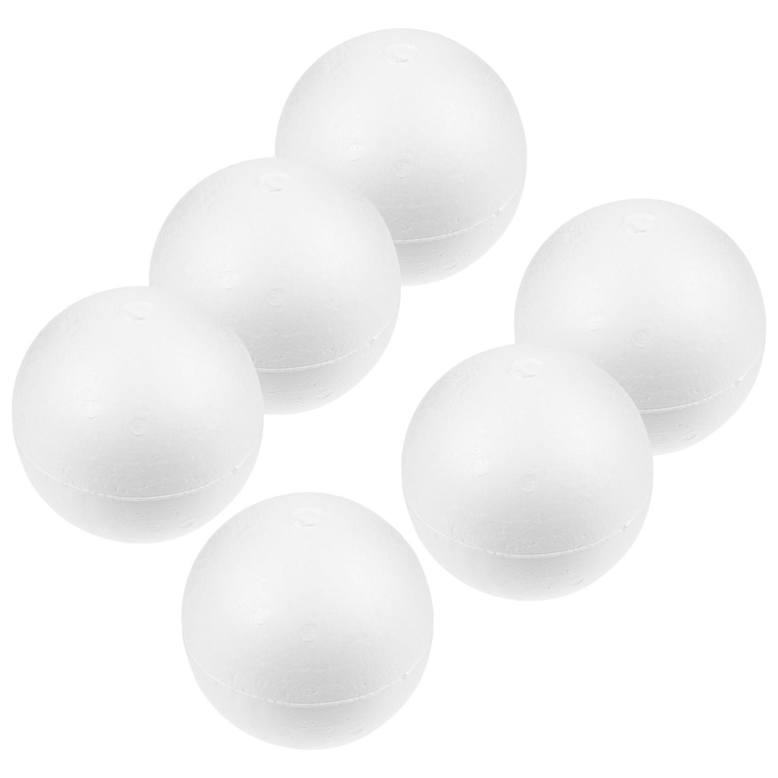 STOBOK 150 palline di schiuma di polistirolo, rotonde in schiuma, per bambini, accessori per il fai da te