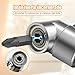 2PCS 105 Degree Right Angle Drill Adapter, Angle Screwdriver Adapter, Drill Bit Adapter for Tight Spaces, Corner Tool Screw Hub with Multi-function Bend Screwdriver Bit (A-Silver)