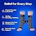SB SOX Plantar Fasciitis Compression Socks – Arch Support Sleeve for Heel Pain Relief, Achilles Tendonitis & Foot Pain – Toeless Ankle Compression, All-Day Comfort (Green, Medium)