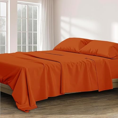 4 Piece Queen Size 100% Egyptian Cotton 800 Thread Count 15