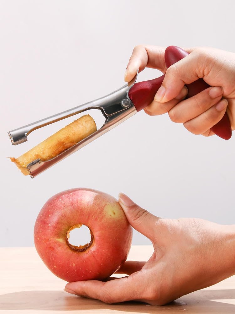 ZAFNAH Apple Corer Tool, Apple Core Removal, Stainless Steel Apple Core Remover Tool, Easy to Grip, Easy to Use - Image 2