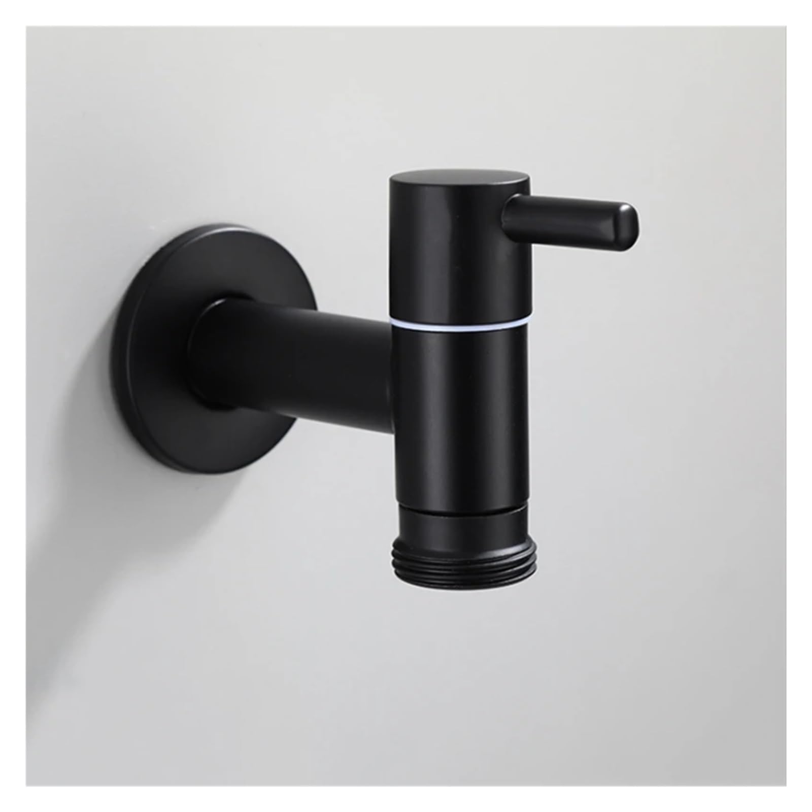 Robinet d'eau pour jardin design en acier inoxydable 304 noir mat