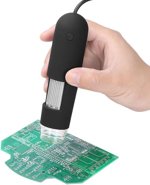 Miniatura 2 de Kit de accesorios para microscopio, cámara de preparación deslizante 1000X Zoom USB Digital Video Camera Microscopio 8 LED Lupa Microscopio