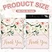 JarThenaAMCS 100Pcs Floral Thank You Poly Mailer 10 x 13 Inch Spring Pink Flower Packaging Bags Self Seal Mailing Envelope Bags for Small Business Clothing