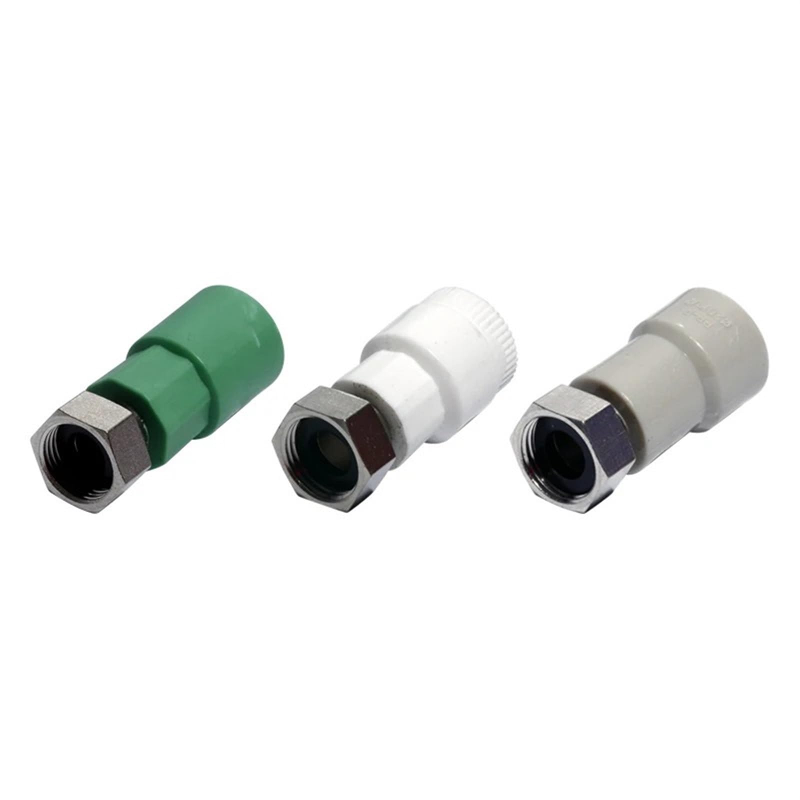 Conector de unión de hilo femenino for tubería de agua PPR, junta de tubería de 20mm, 1/2 pulgadas, conector de instalación de tubería de suministro de agua, 1 Uds.(Green Elbow)