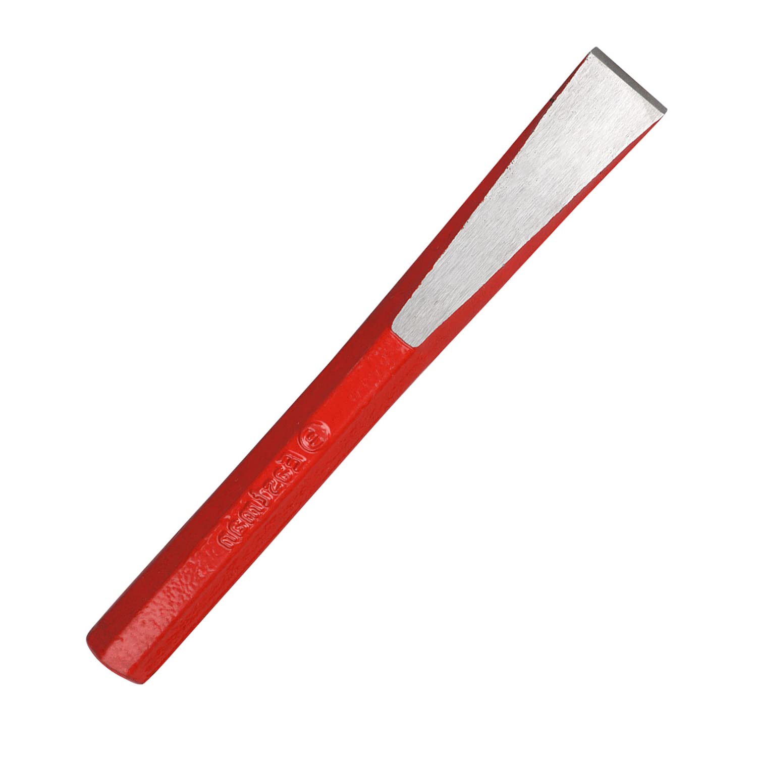 Eastman Chisels Set Of 1Pcs, 16X22X200 Mm, Cutting Edge Octogonal Chisel Drop Forges (Red And Silver) - E-2038 3