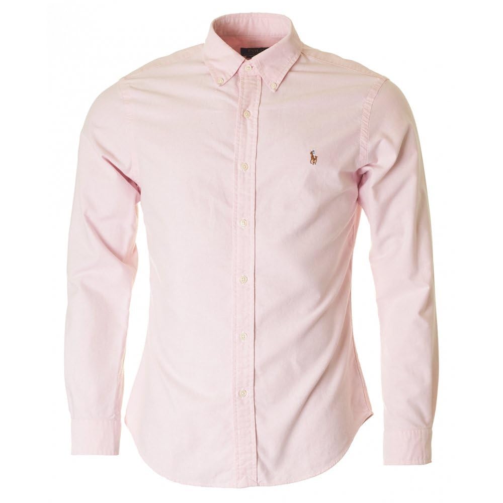 POLO RALPH LAUREN Slim Ft BD Ppc BSR Pink Camisa Casual para Hombre