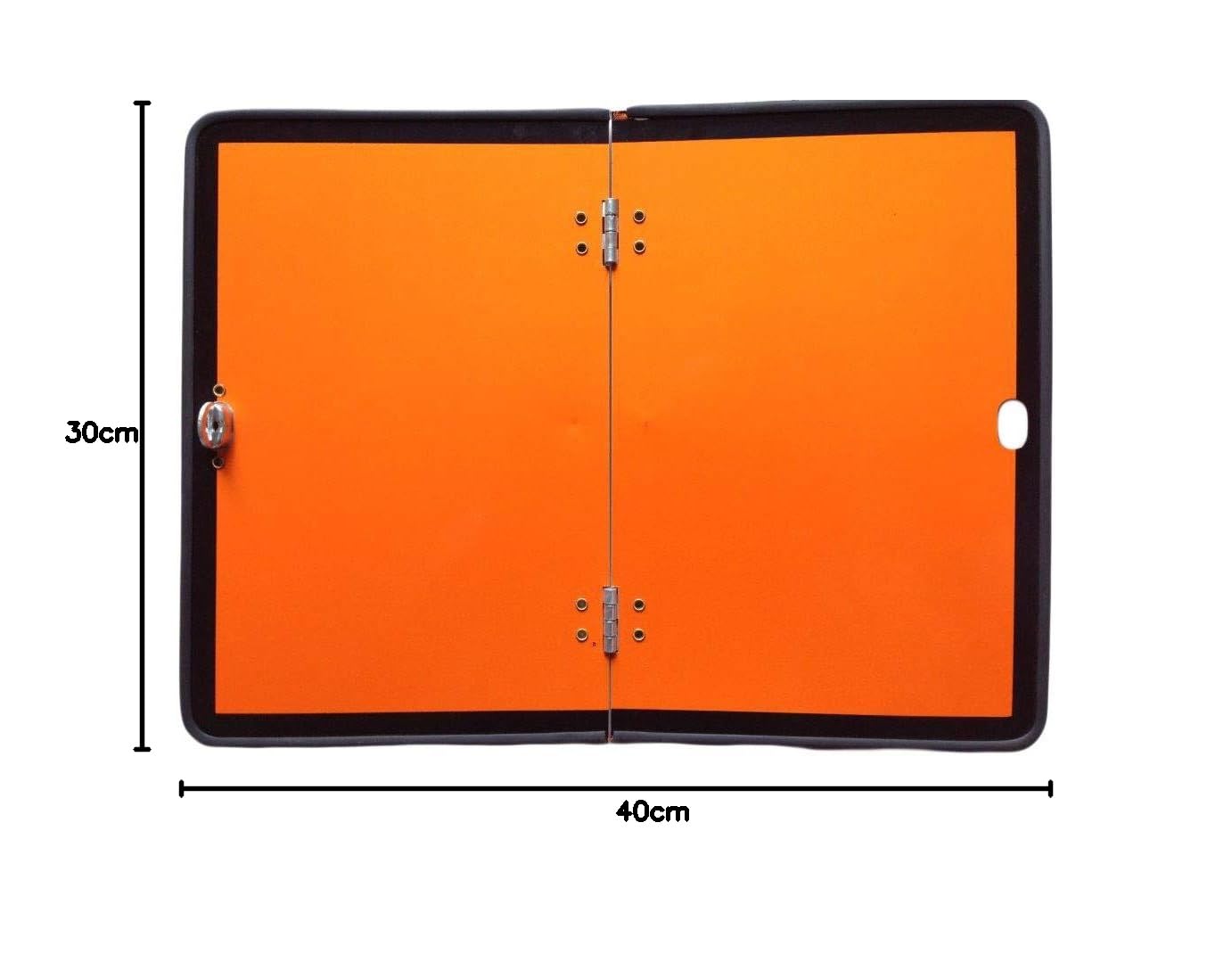 ADR Panneau d'avertissement en aluminium et orange 400 x 300 mm