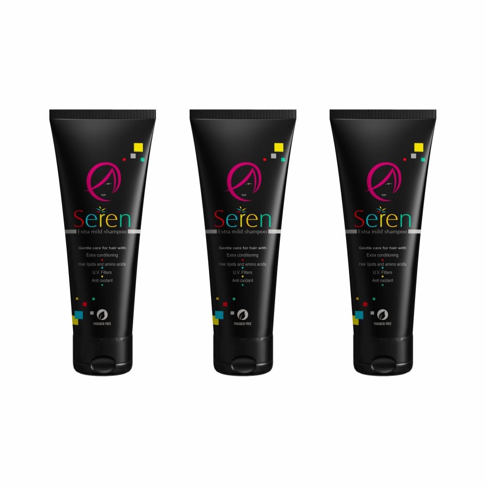 Seren Extra Mild Shampoo 100ml -Pack of 3