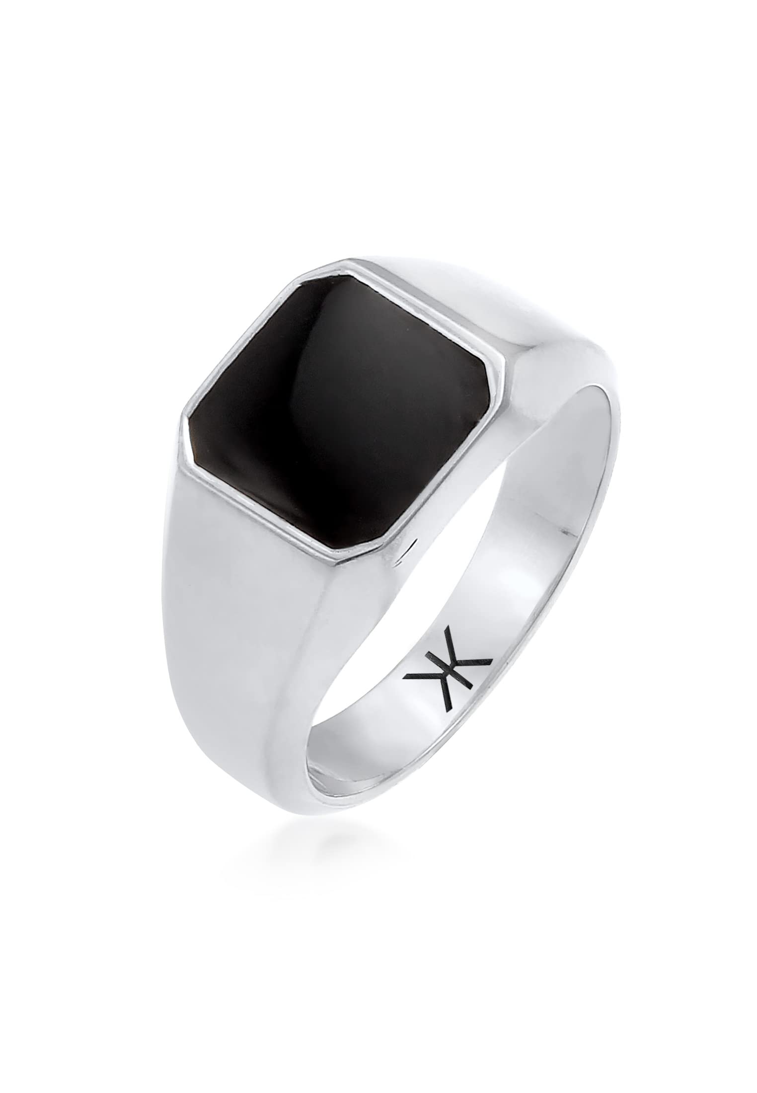 KUZZOI Ring 925 Sterling Silber Siegelring in Silber günstig kaufen