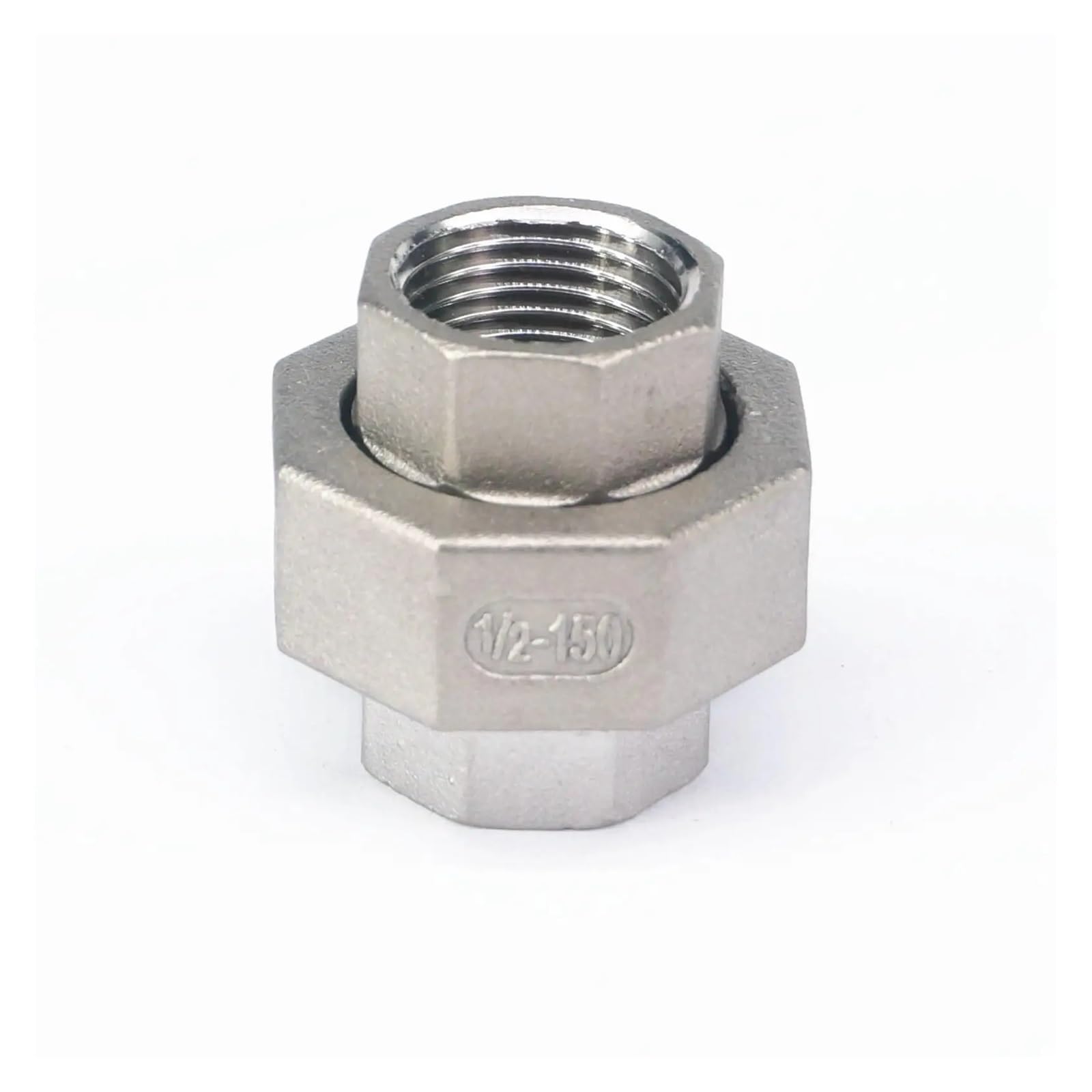 ICXLPMC 1/2" Female Thread 304 Stainless Socket Union Set Pipe Fitting Connector Brewing ICXLPMC