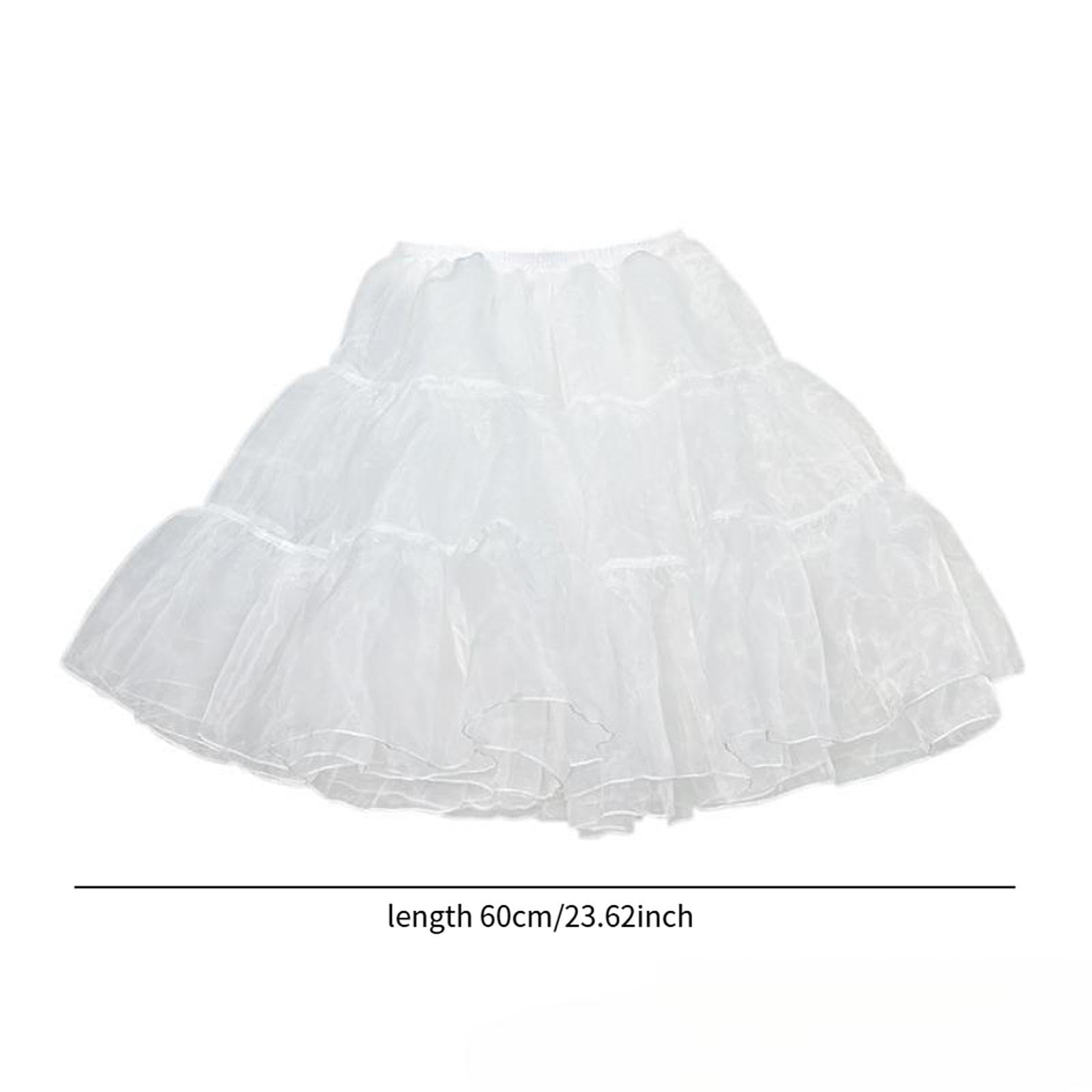 Sharplace Gonna Sottogonna Donna Petticoat Tulle Crinolina Elastico Fascia Regolabile Morbida Adatta a Matrimonio Ballo Danza Cosplay Eventi Scolastici