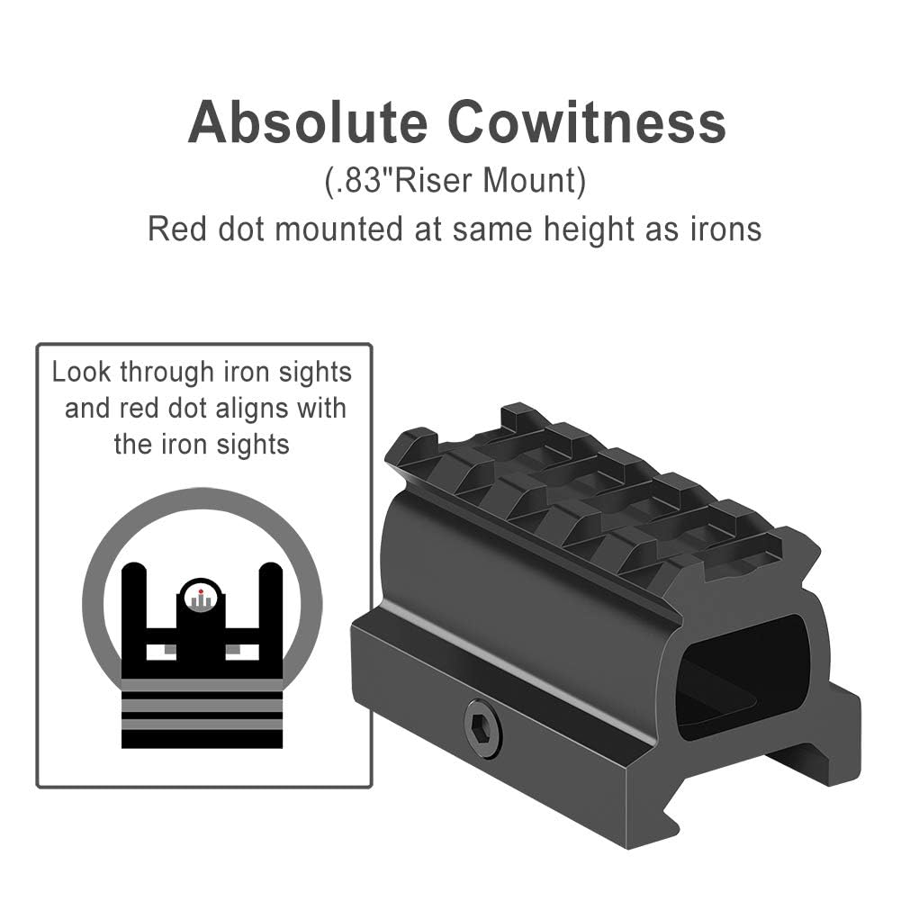 Feyachi RDS-10 Vise de point rouge, Airsoft Point rouge uniquement pour activités sportives