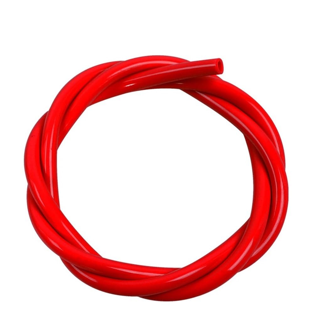 Gohapy Red Rubber Strip Silicone Tube For Drink Pipe Water Connector, 1Meter Length Hose Abrasion Resistance 1 Piece(,10Mm*13Mm)