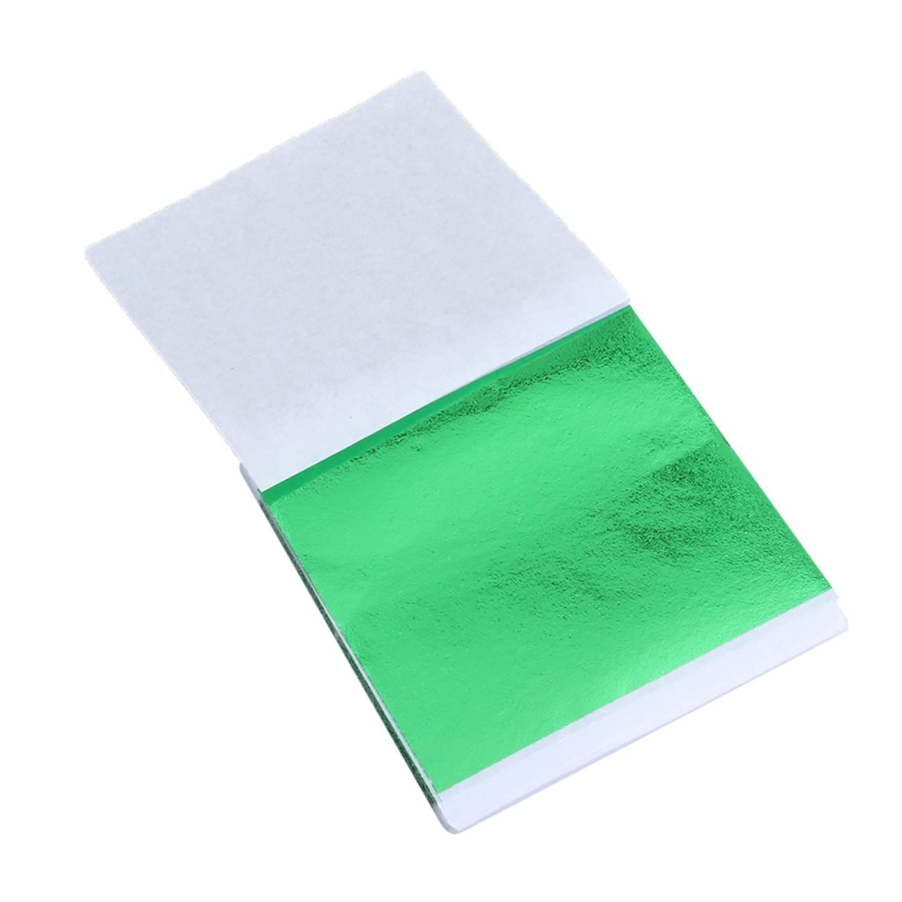 BELLIFFY 50 Sheets of Shiny Gold Foil Leaves Sheets for Art Craft Gilding Decorations