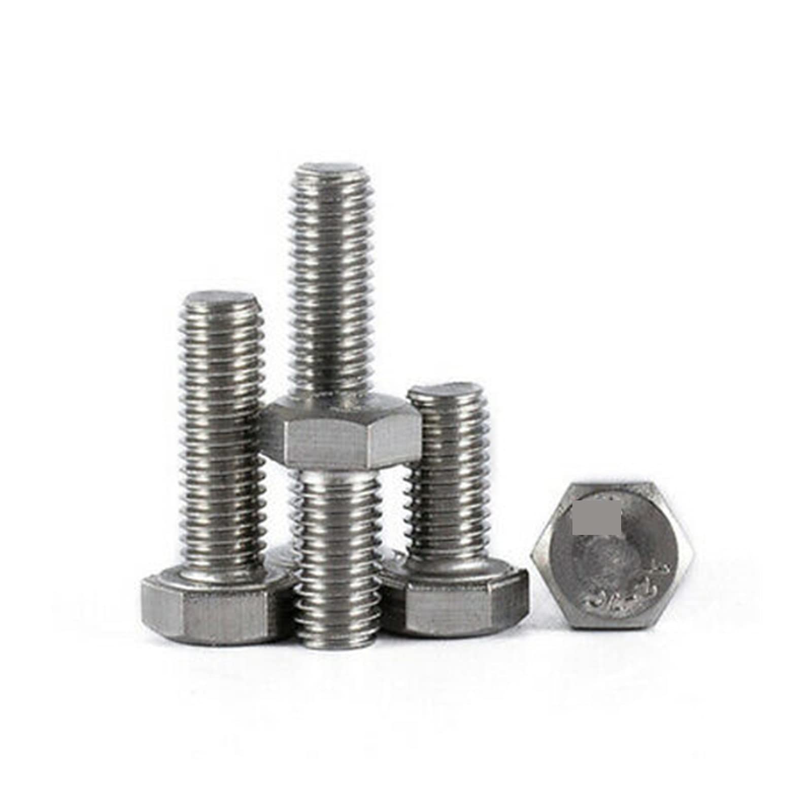 LAZIRO 2 Stück M9 Schraube 304 Edelstahl Innensechskant Rändelschrauben Sechskantschrauben 1,0 mm Steigung Gewinde 16 mm-45 mm Länge (Size : M9x30mmx1.0mm