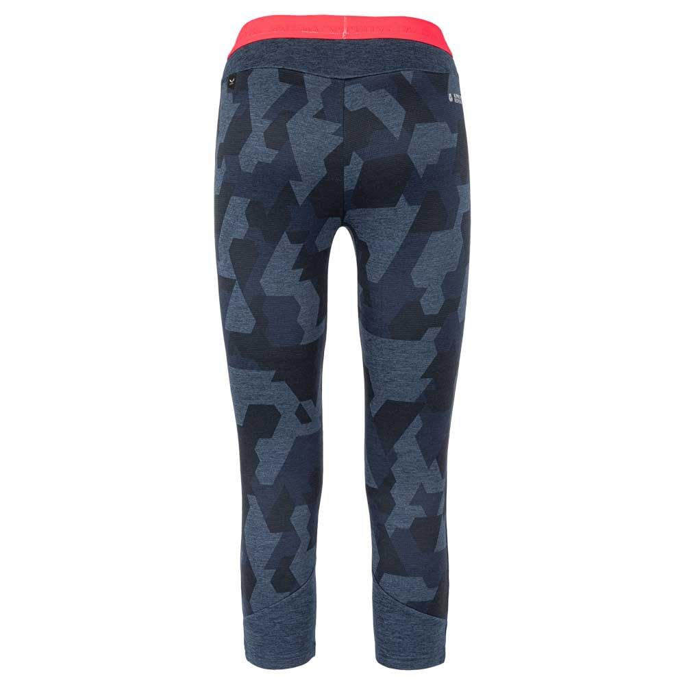 Salewa Damen BOE Merino 3/4 Tights, Navy Blazer, 36