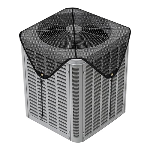 Air Conditioner Covers for Outside 28' x 28',AC Mesh Cover, Top Universal Central Air Conditioner Unit Defender for All Season