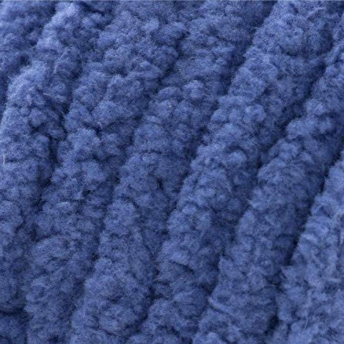 Image of Bernat Baby Blanket Yarn, 3.5 oz, Gauge 6 Super Bulky, Baby Denim