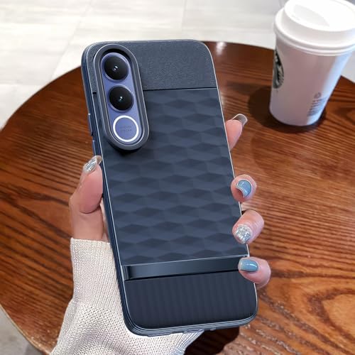 Image of Outlouders Back Cover for Vivo V70 FE 5G | Full Camera Protection | TPU Soft Flexible Shockproof Bumper Case (Blue)