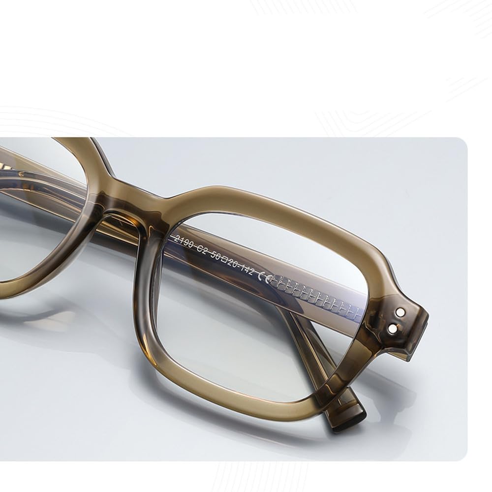 Ramki do okularów w stylu vintage mężczyźni kobiety uniwersalne oprawki do okularów z nitami modne okulary