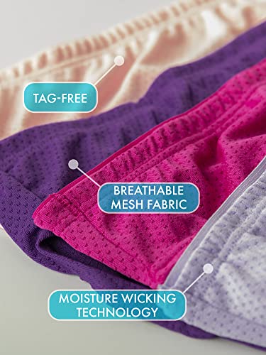 Fruit of the Loom Women's Premium Underwear (Ultra Soft, Breathable-Hi Cut-Fashion Assorted, 64
