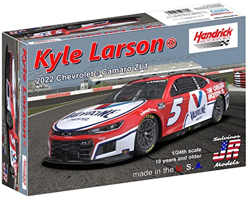Salvinos JR Models HMC2022KLV Camaro ZL1 Maquette en plastique échelle 1/24 – Assemblage requis
