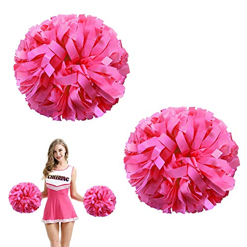  AUHOTA 2Pcs Plastique Cheerleading Pompons ave...