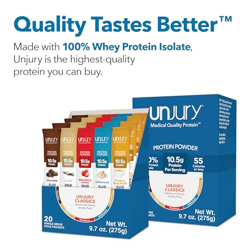 Unjury Whey Protein Powder Variety Pack
