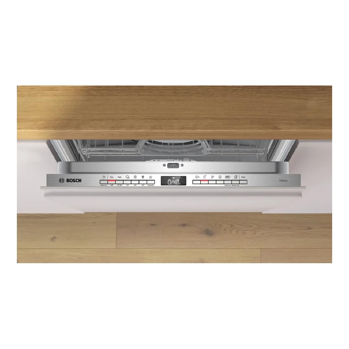 Bosch - zmywarka do naczyń, seria 4, szerokość 60 cm, 14 serwisów, 3rd taca, Home Connect, Motor Eco Silence, biały, SBH4ECX28E