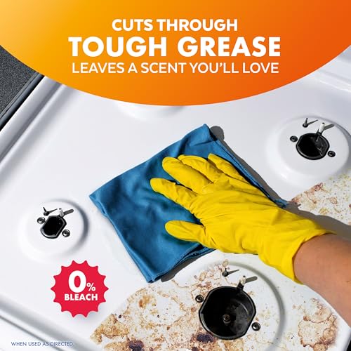 Lysol All Purpose Cleaner Spray, Multi-Purpose Disinfecting Spray, Kitchen & Bathroom Cleaner, Mango & Hibiscus Scent, 32 Fl Oz