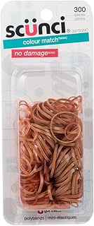 Scunci 300-Pc Value Pack Blonde Polyband Hair Elastics (39700Wc), 300 Count