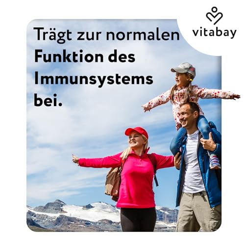 Vitabay Vitamin D3 Depot 20.000 I.E. – 120 vegane Tabletten – hochdosiert & vegan – ohne Zusatzstoffe – laborgeprüft – Vorrat für lange Zeit