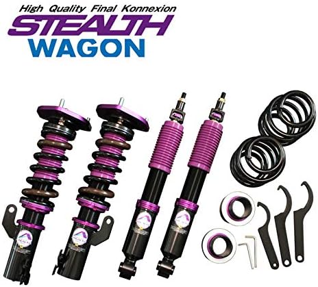 Amazon Stealth Wagon 車高調キット Toyota Zre210h カローラスポーツ専用 リジットマウント 減衰力25段調整 全長調整式 ローダウン サスペンション Pgfk Wrt038 ファイナルコネクション ステルスワゴン トヨタ 車高調キット 車 バイク