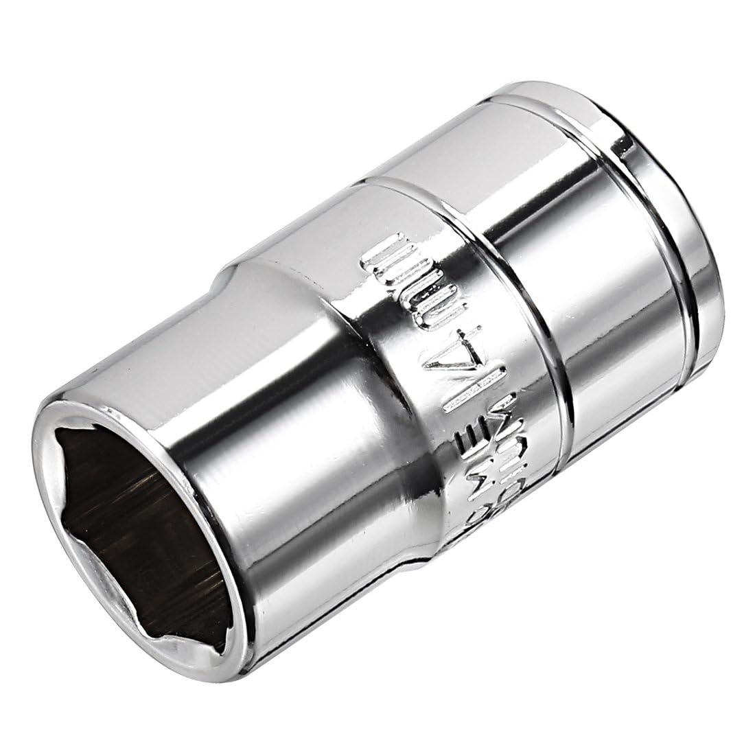 TOP-VIGOR 1/2-Inch Drive 14mm 6-Point Shallow Socket, Metric, Cr-V Drive Socket for Auto Repairing and Household