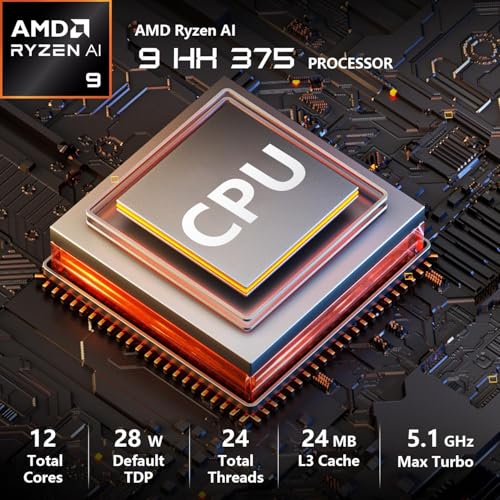 Image of HP Omen MAX RTX 5070 Ti Gaming Laptop, 16 inch WQXGA 240Hz, AMD Ryzen AI 9 HX 375, 64GB DDR5 RAM, 2TB SSD, RGB Backlit KB, Low Blue Light, Bundle with Thunderobot 7 in-1 USB-C Hub, Win 11 Home