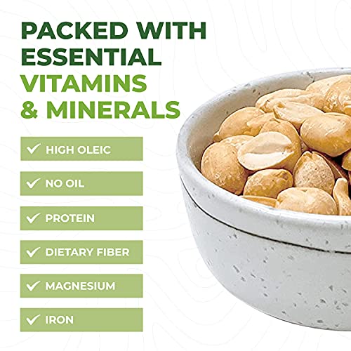 Image of Beyond Nature Dry Roasted Peanuts - Unsalted 2 Pound (32 oz) Vacuum Sealed Non GMO, No Oil & No Salt, Low Carb, Keto Friendly & Vegan Snack (Pack of 3)