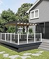 GarveeLife 10x13 Ft Aluminum Pergola with Adjustable Canopy Sun Shade, Outdoor Metal Pergola Reinforced Frame Shelter for Patio, Backyard, Garden, and Deck - Khaki
