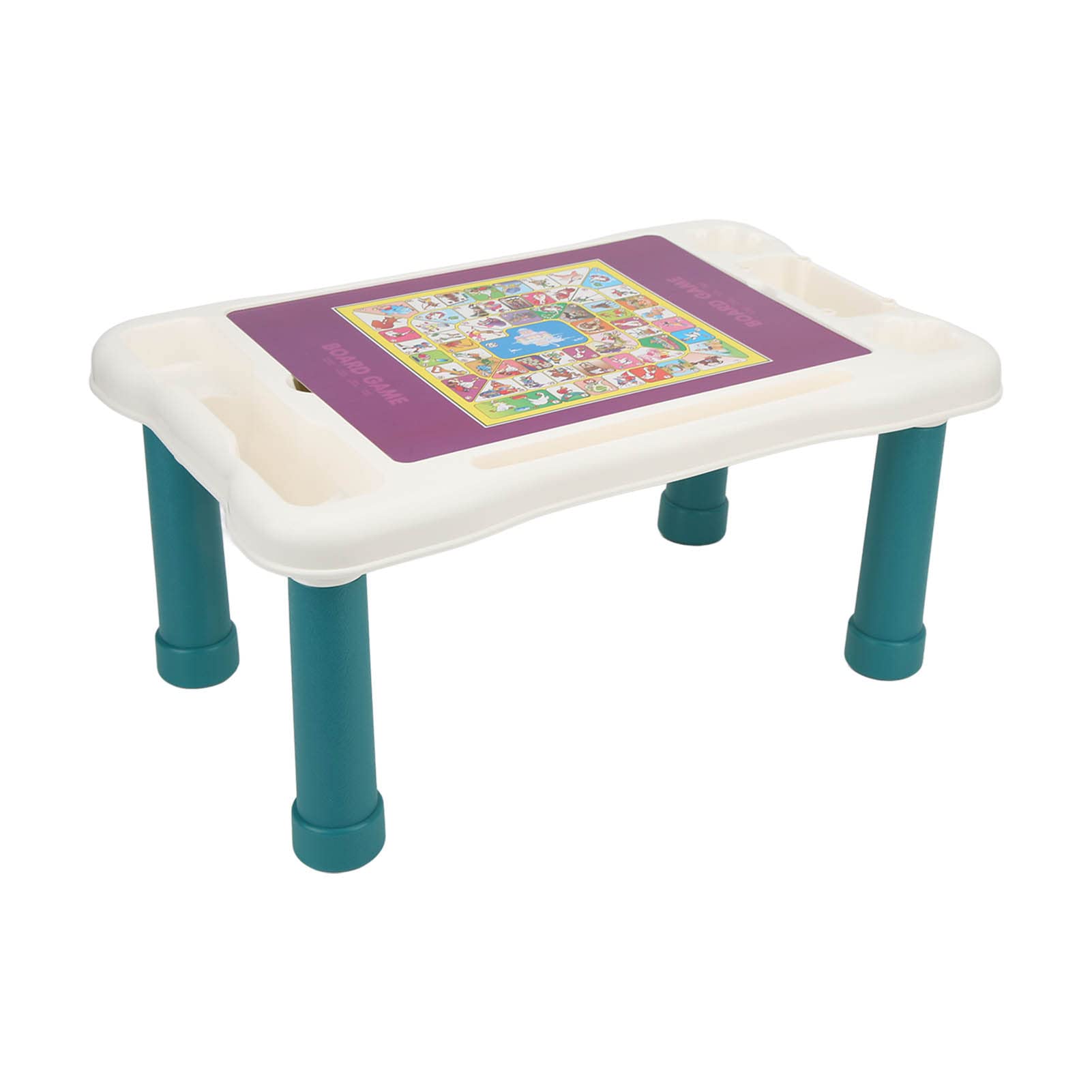 Set di Giochi da Tavolo 8 in 1 con Giochi Classici per Divertimento in Famiglia Tavolo Portatile per Bambini 3+ Plastica di Alta qualità