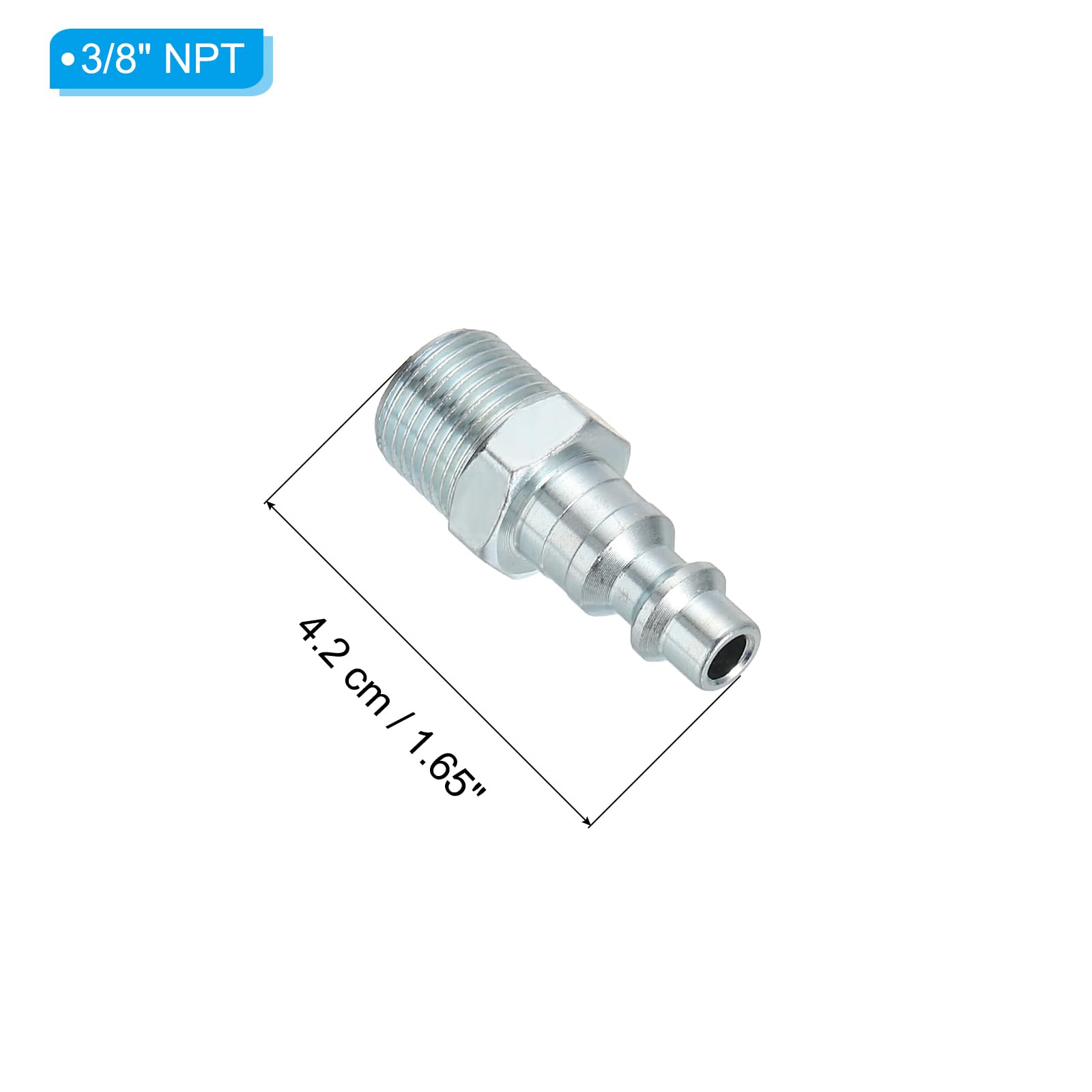 PATIKIL 3/8" Air Fittings Steel - Image 2