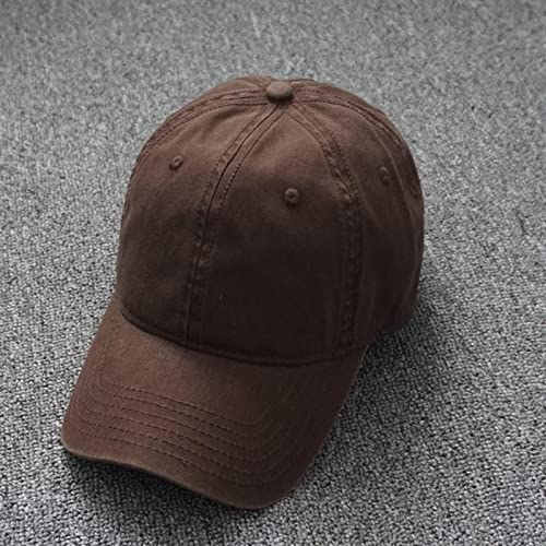 Casquette de baseball en coton pur avec finitions soignées et boucle ajustable classique