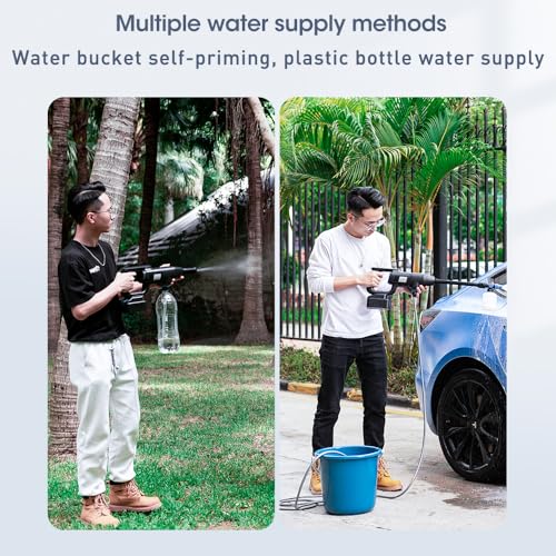15° - Detailansicht von Gtremulent 950PSI Akku Hochdruckreiniger Test – Dealfoxx.de