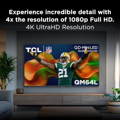 TCL 65" QM64L High Contrast QD-MINI-LED 4K AI Smart Fire TV | 144 HZ, Motion Rate 480, Dolby Vision & Atmos, Onkyo 2.1 Audio, Built-in Subwoofer, Alexa+, Up to 500 Dimming Zones - image 9